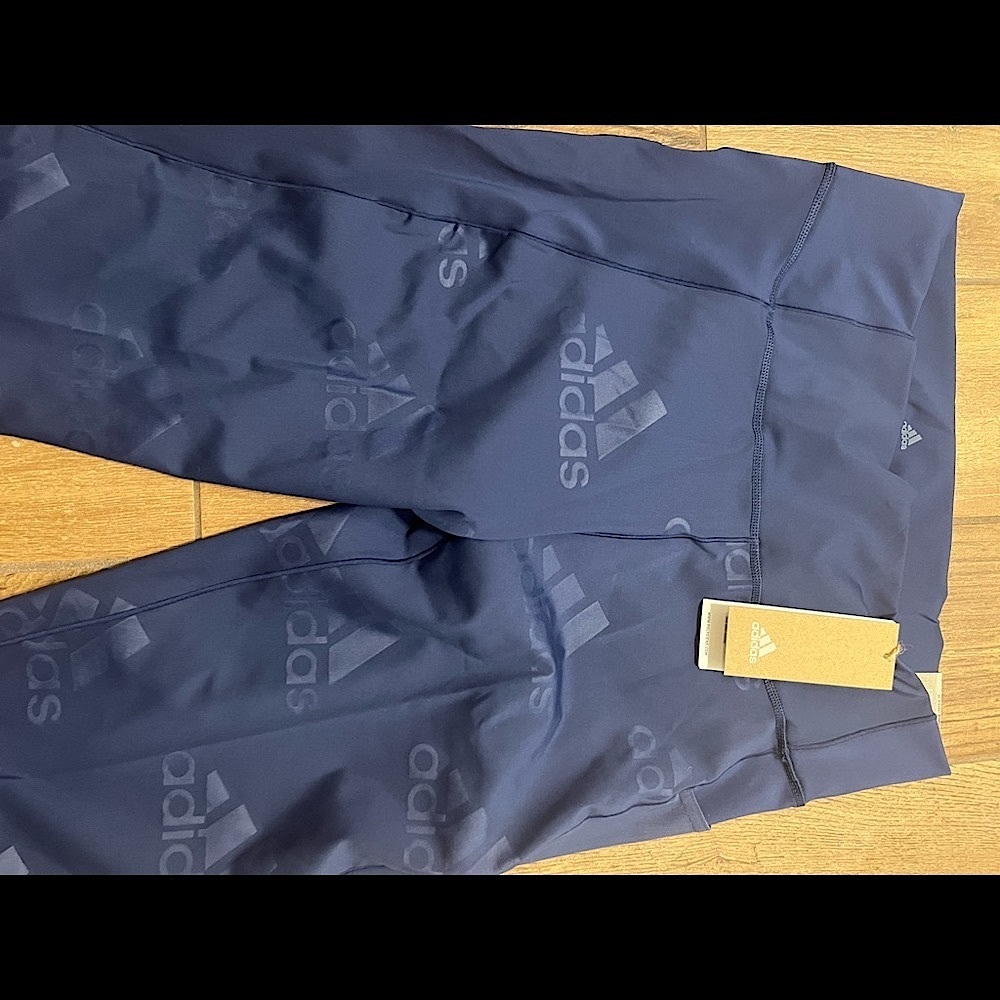 Adidas Women's Navy Blue Leggings